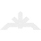 Ekena Millwork Vanguard Architectural Grade PVC Gable Bracket, 60"W x 27 1/2"H x 2"D x 6"F, 11/12 Pitch GBP060X28X0206VAN00 - alternate 2